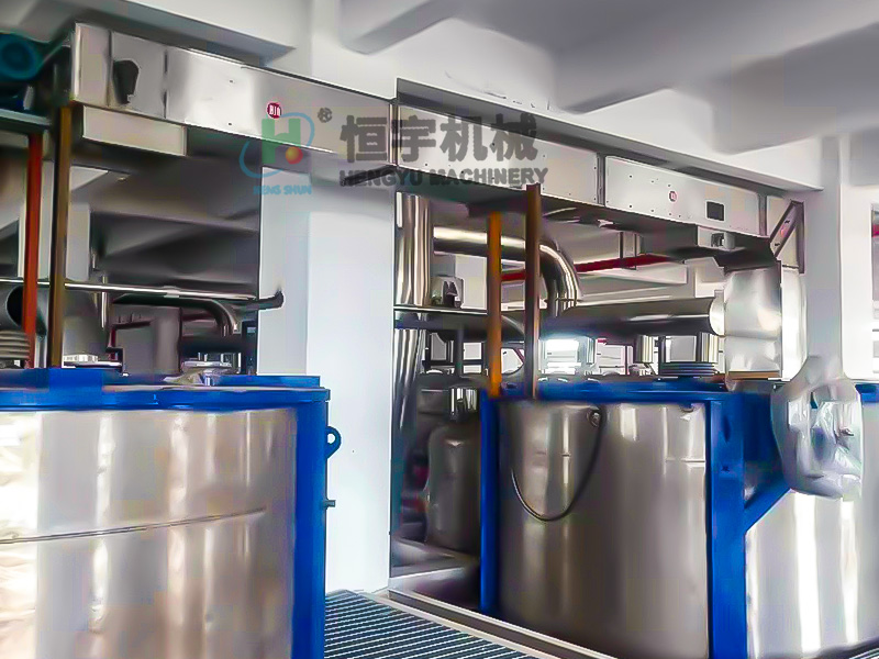 山東某化工企業-塑料顆粒-10米-不銹鋼多點卸料Z型提升機